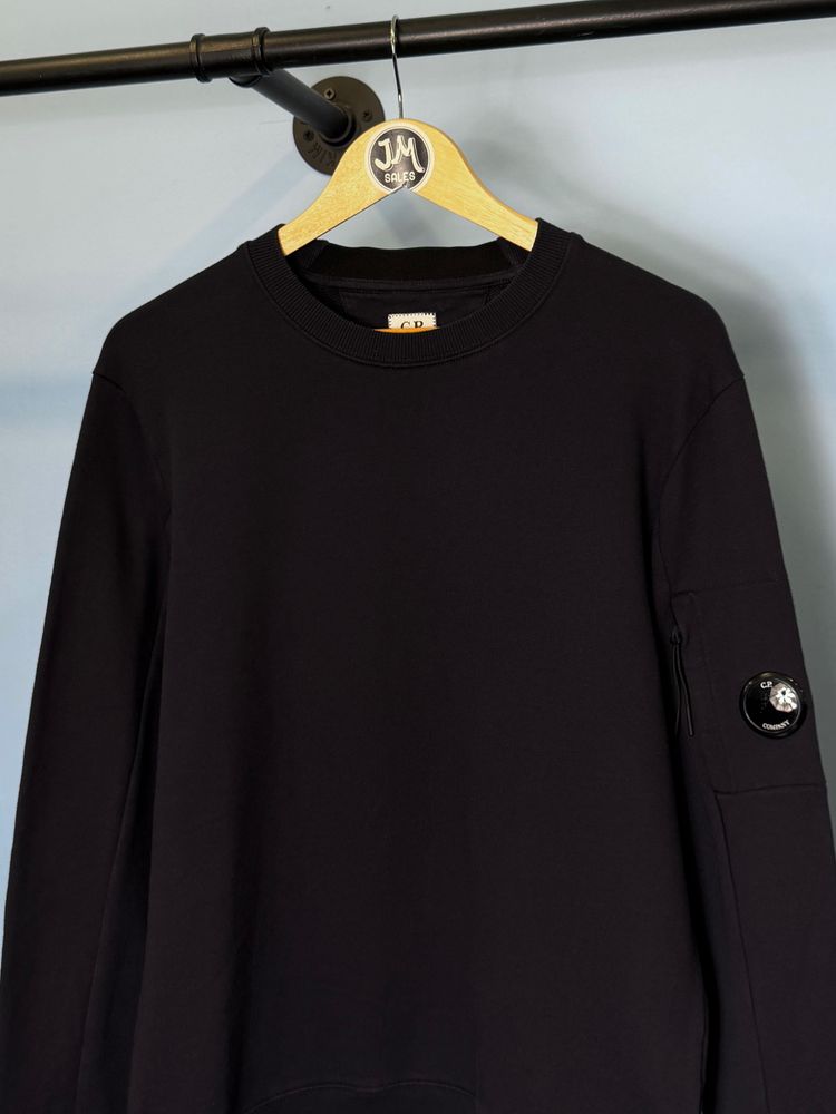 Medium C.P. Company Navy Blue Crewneck Sweatshirt Jumper image 2