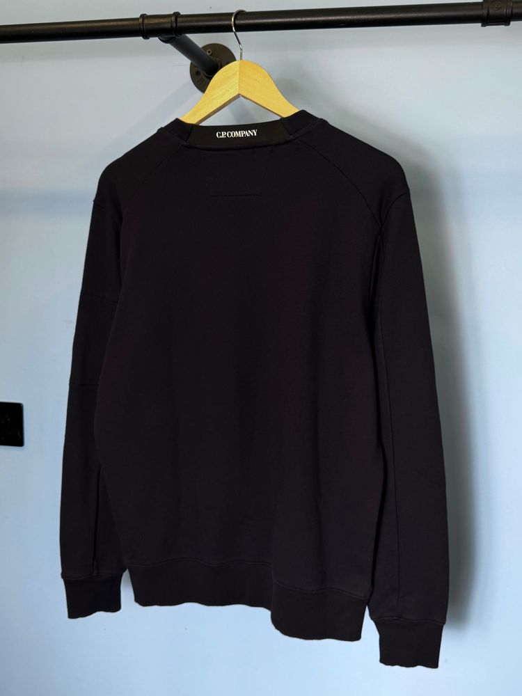 Medium C.P. Company Navy Blue Crewneck Sweatshirt Jumper image 3