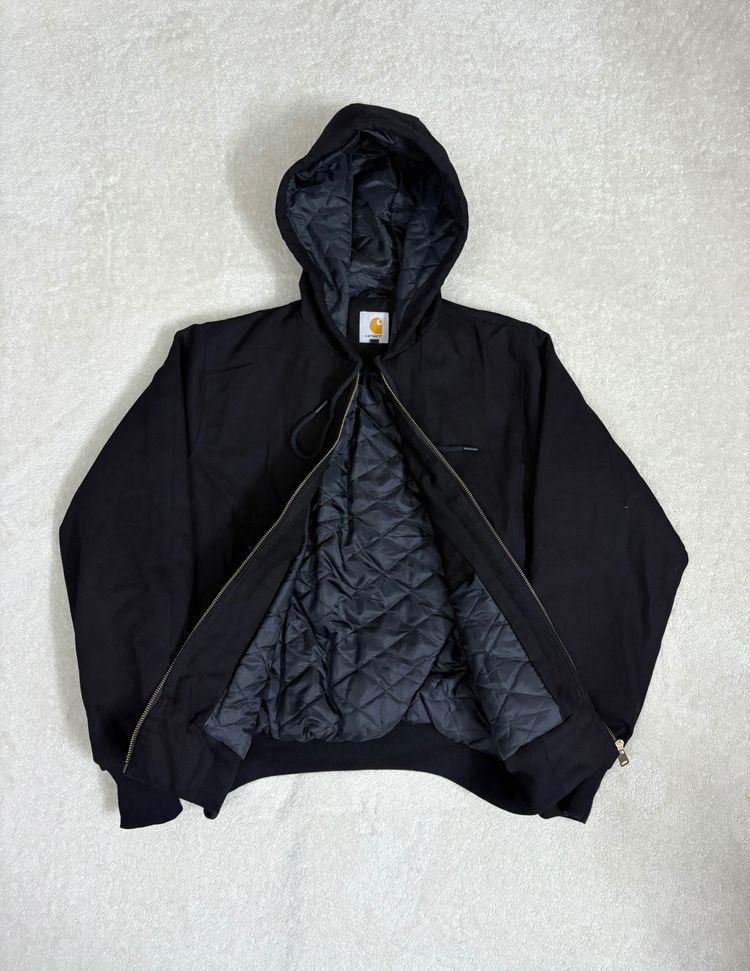 Immagine di Carhartt Black Hooded Zip-Up Jacket 3