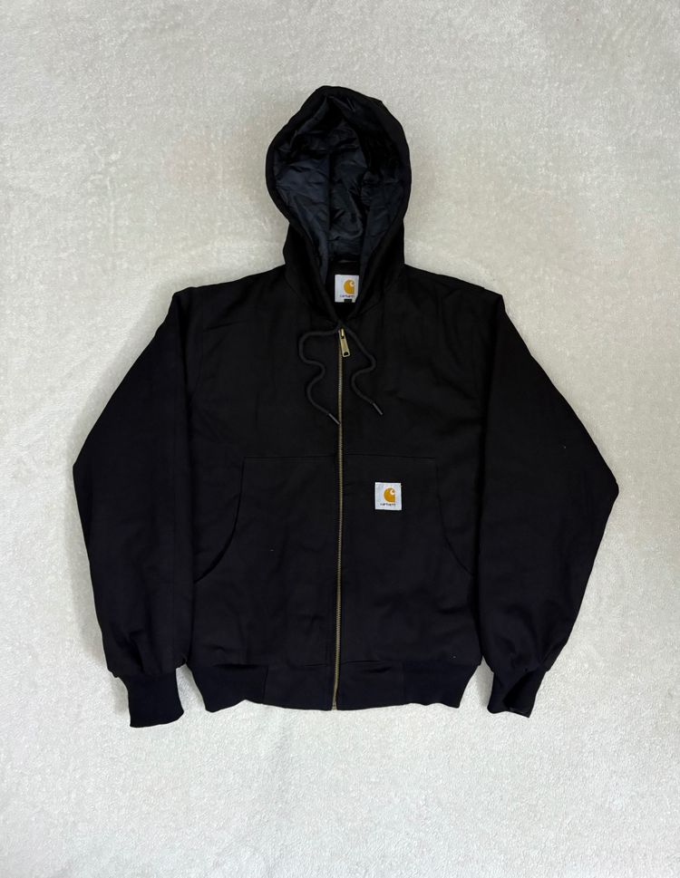 Immagine di Carhartt Black Hooded Zip-Up Jacket 4
