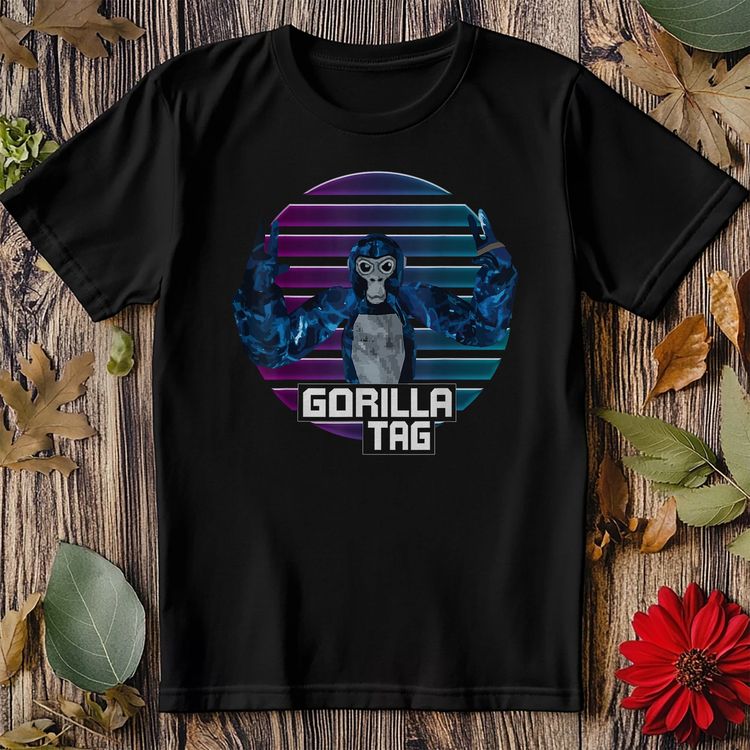Retro Gorilla Tag T-Shirt - Unleash 5