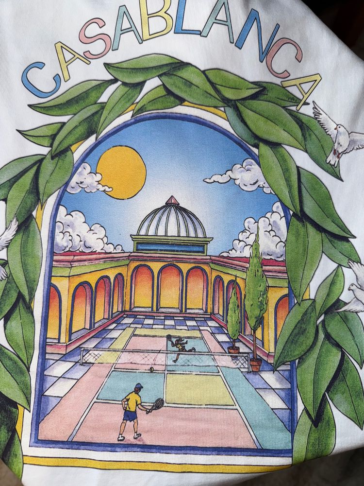 Casablanca Larche de tennis t-shirt