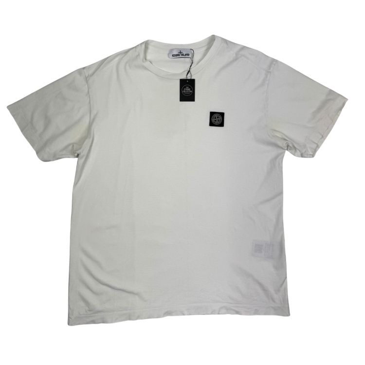 Camiseta Stone Island Blanco Manga corta - talla XL