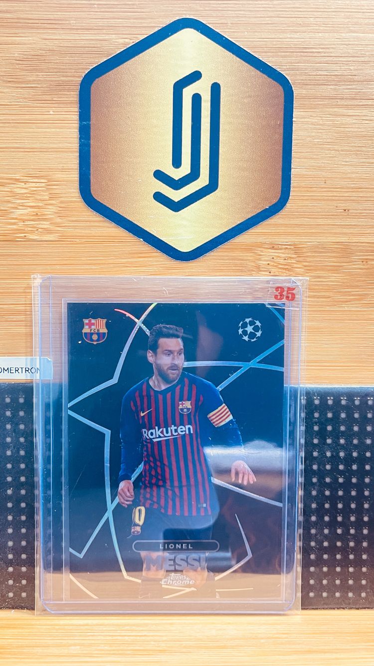 [CASE HIT] Lionel Messi - Barcelona - Shadow Etch - Topps Chrome UCC 2023-24