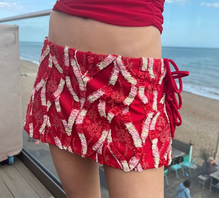 Embroidered Mini Skirt – Cosmic Collection – Supernova 2