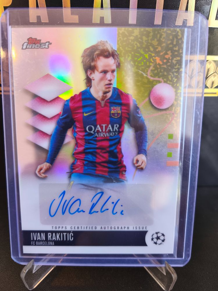 Ivan Rakitić Fc Barcelona Autographed Trading Card