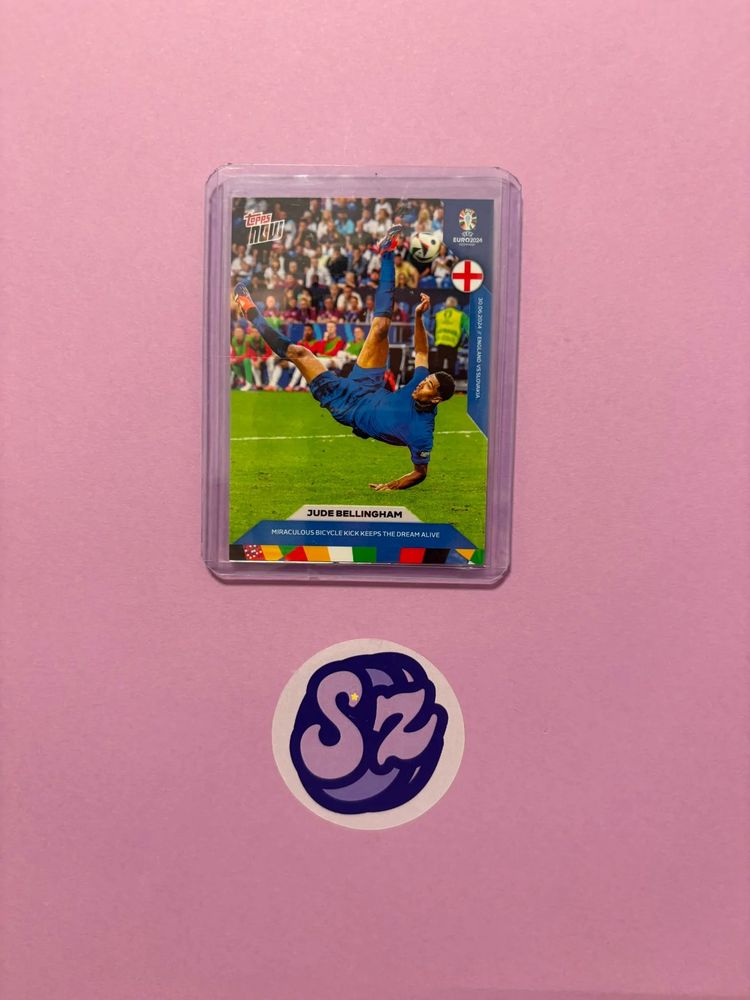 Topps Jude Bellingham Topps Now Miraculous Bicycle Kick Keeps the Dream Alive product image
