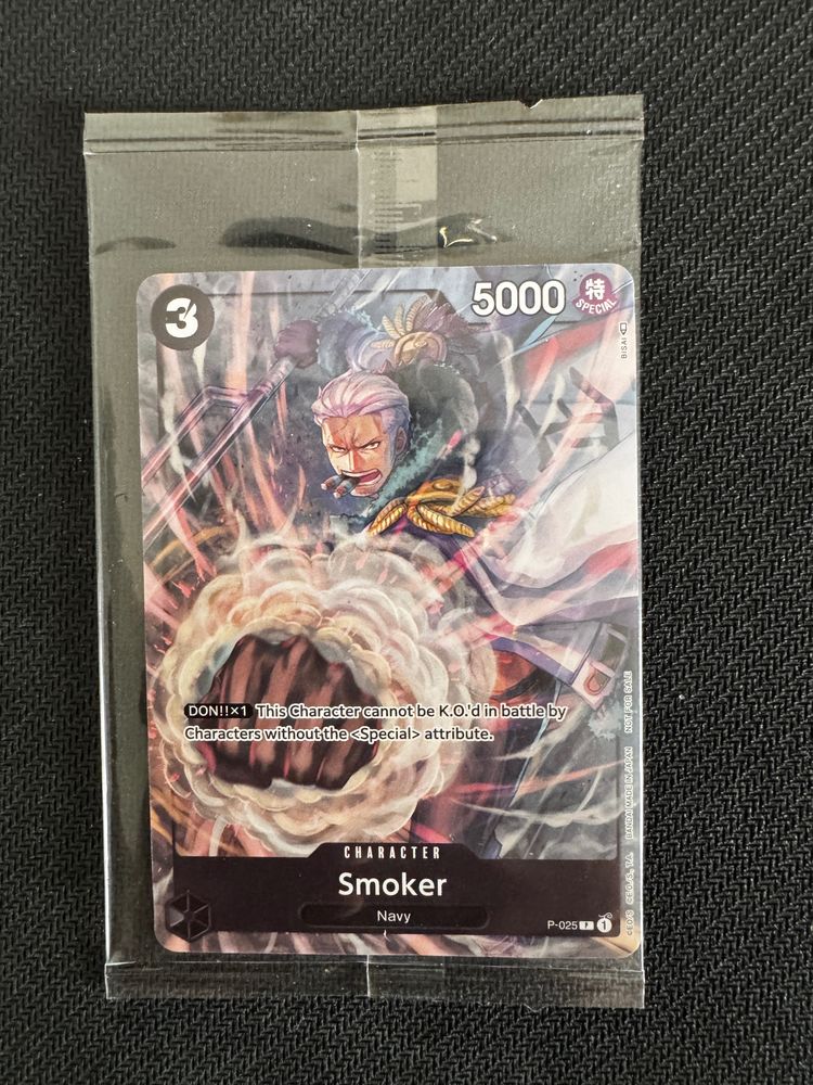 Smoker Character Card Promo Sealed image 1