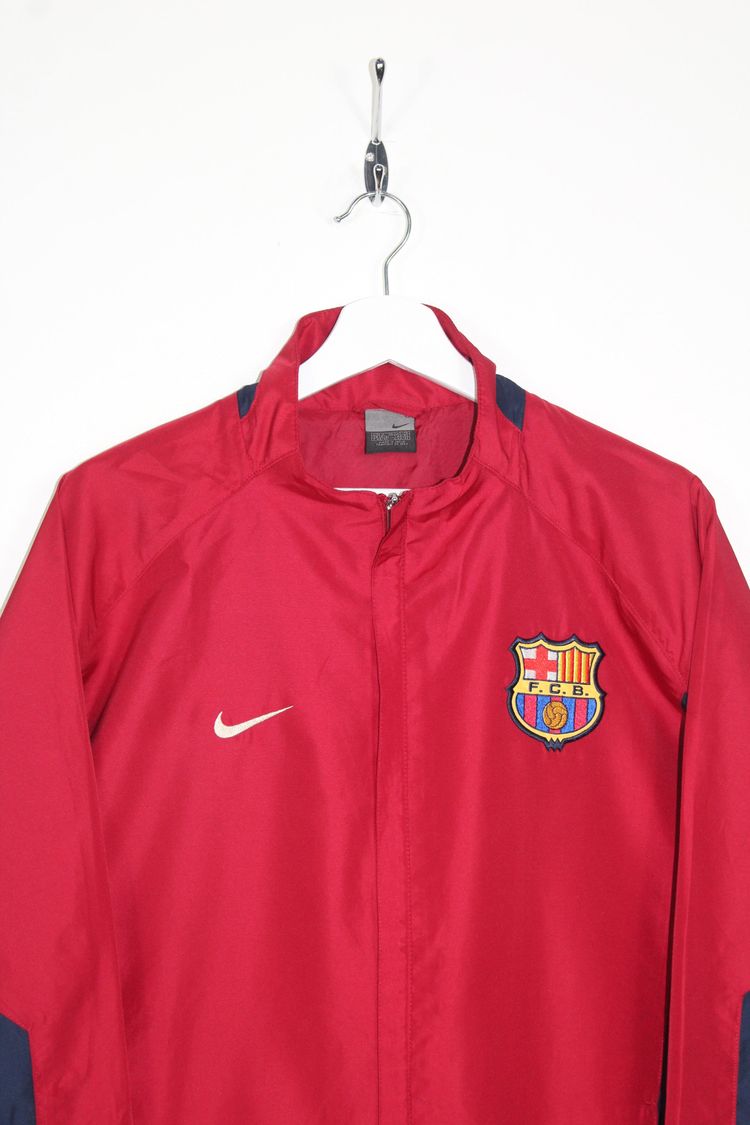 NIKE VINTAGE BARCELONA 2002-03 TRACKSUIT TOP JACKET MEDIUM image 3