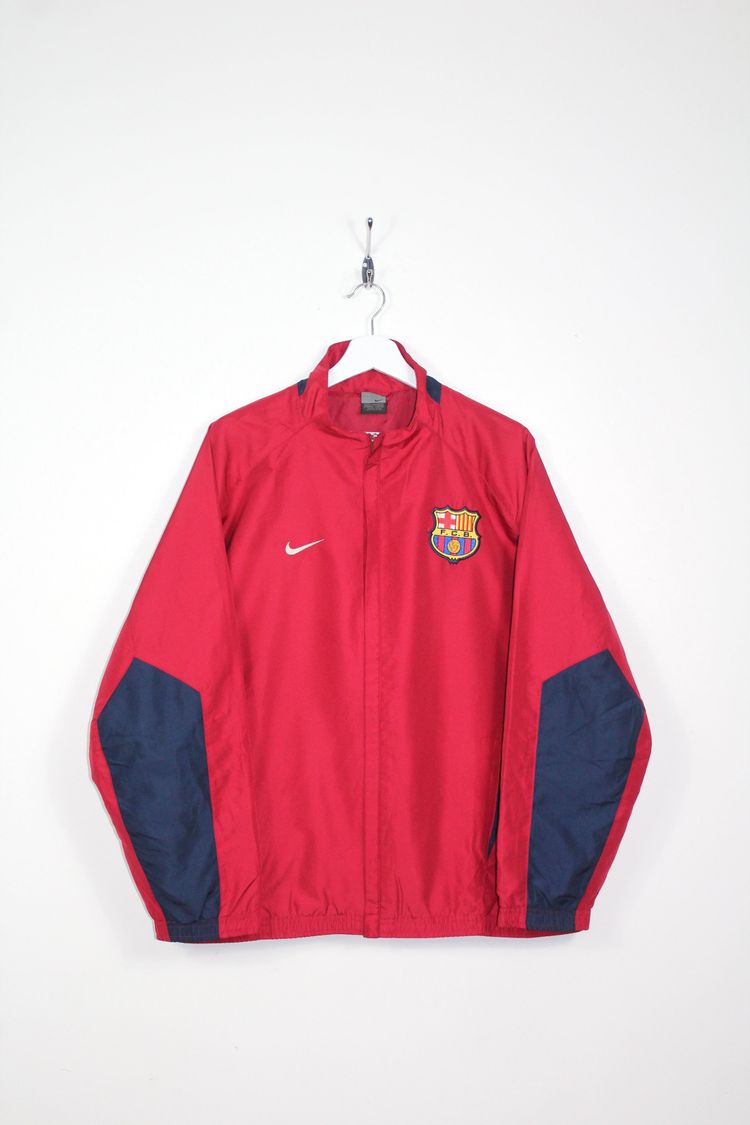 NIKE VINTAGE BARCELONA 2002-03 TRACKSUIT TOP JACKET MEDIUM image 1