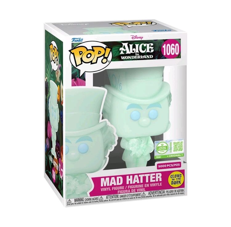 Funko Pop! Alice In Wonderland Mad Hatter (glow) limited edition 