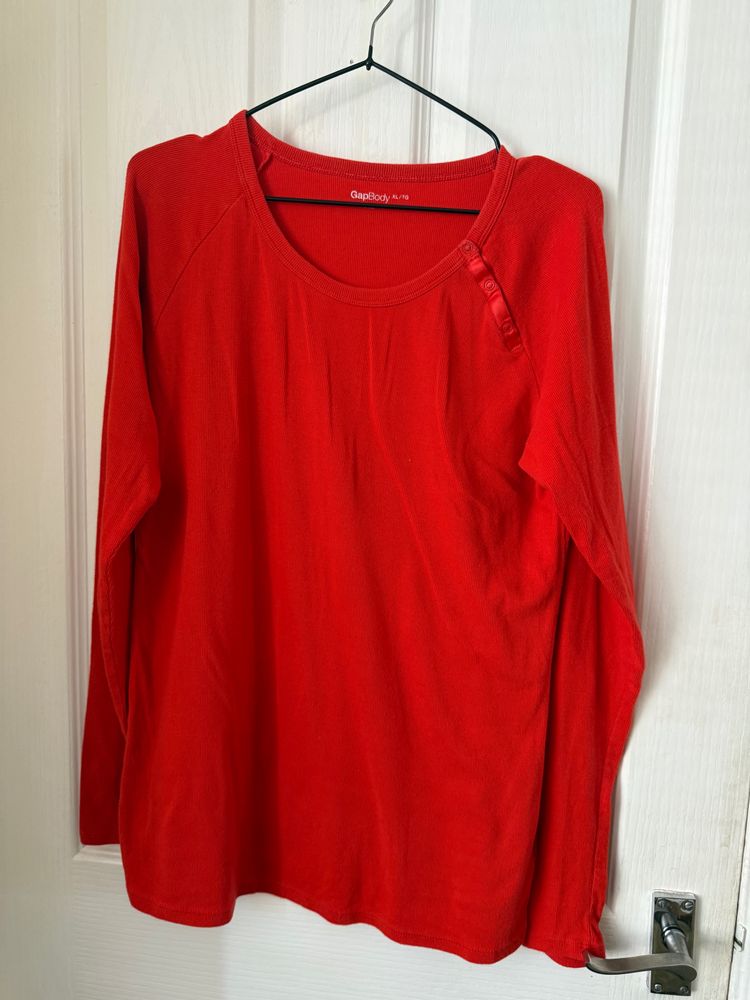 Gap Gapbody Red Long Sleeve Top product image