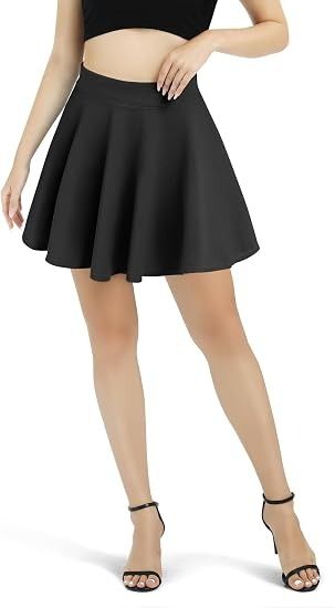 Black Flared Skirt image 1