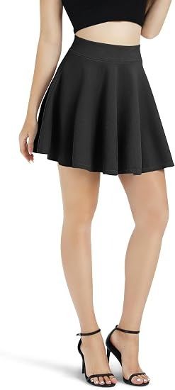 Black Flared Skirt image 3