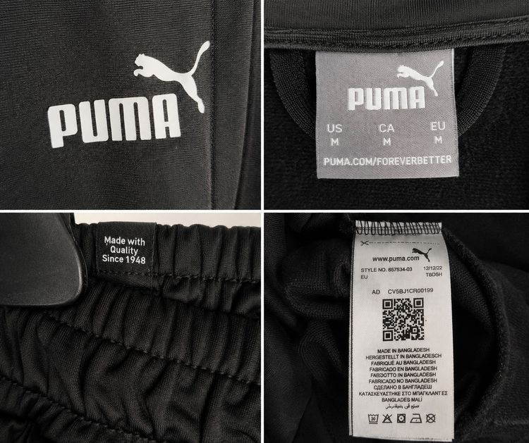 Immagine di Puma Black And Grey Tracksuit Jacket And Pants 8
