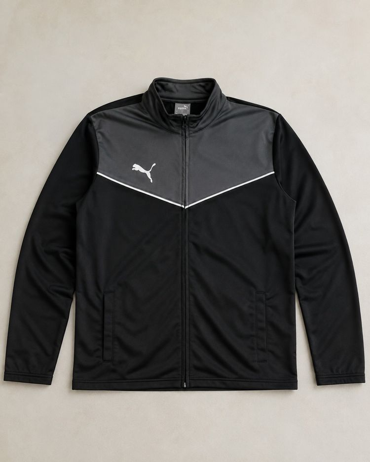 Immagine di Puma Black And Grey Tracksuit Jacket And Pants 2