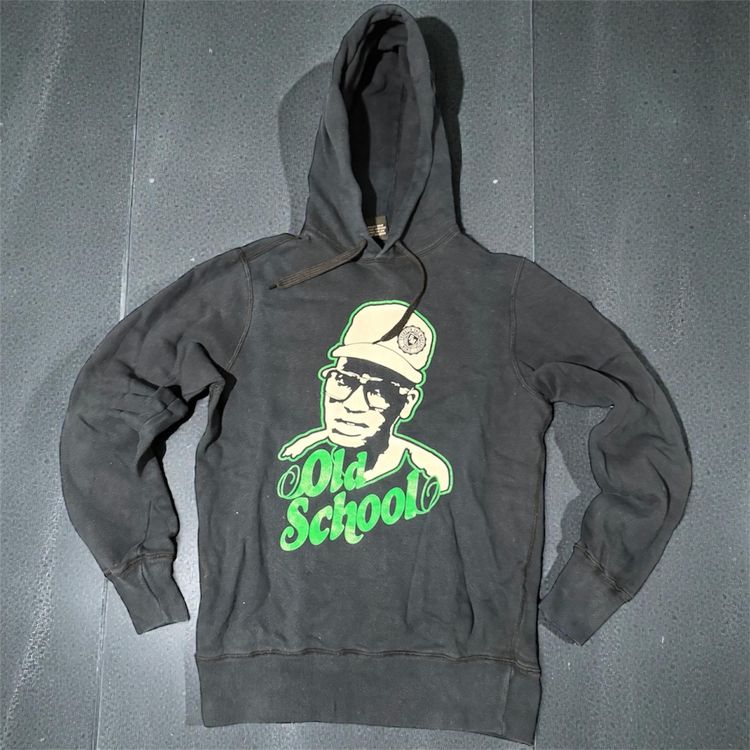 Black Hoodie With Graphic Print