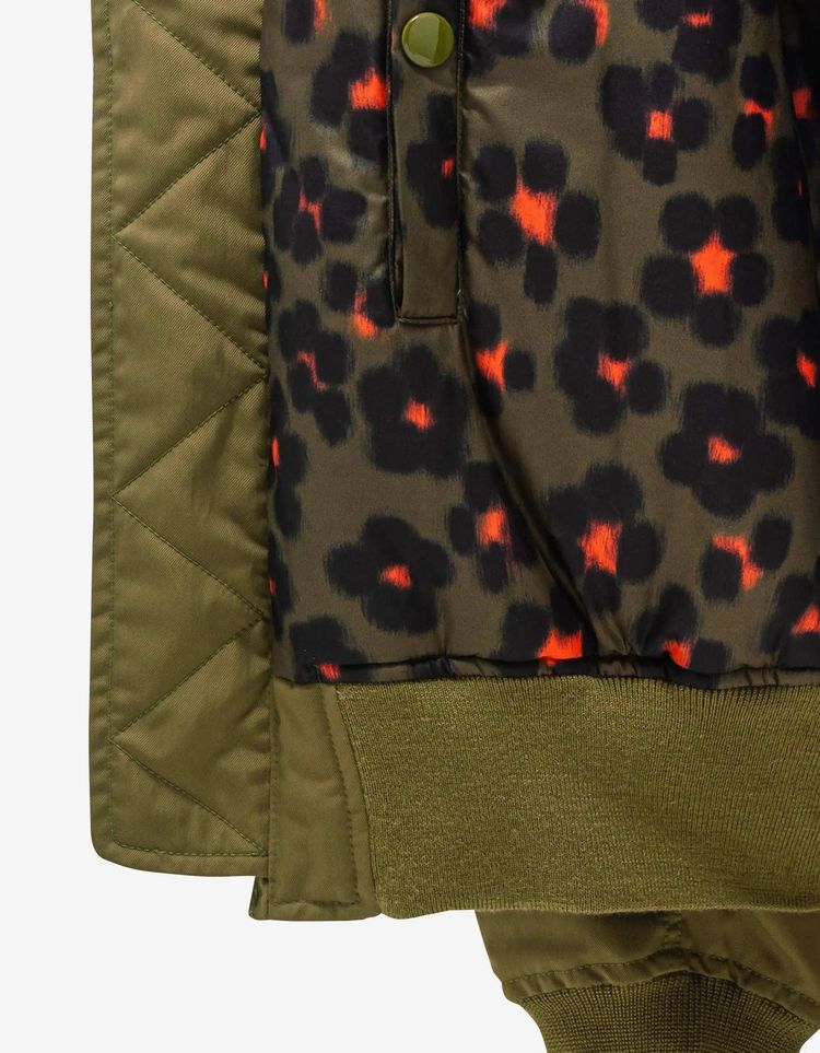 Kenzo Khaki Boxy Bomber Jacket 4