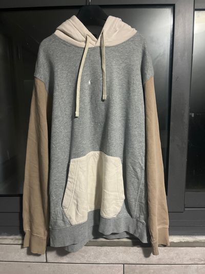 Grey And Beige Hoodie