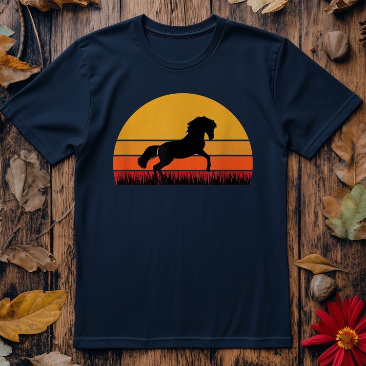 Horse Equine Sunset T-shirt image 5