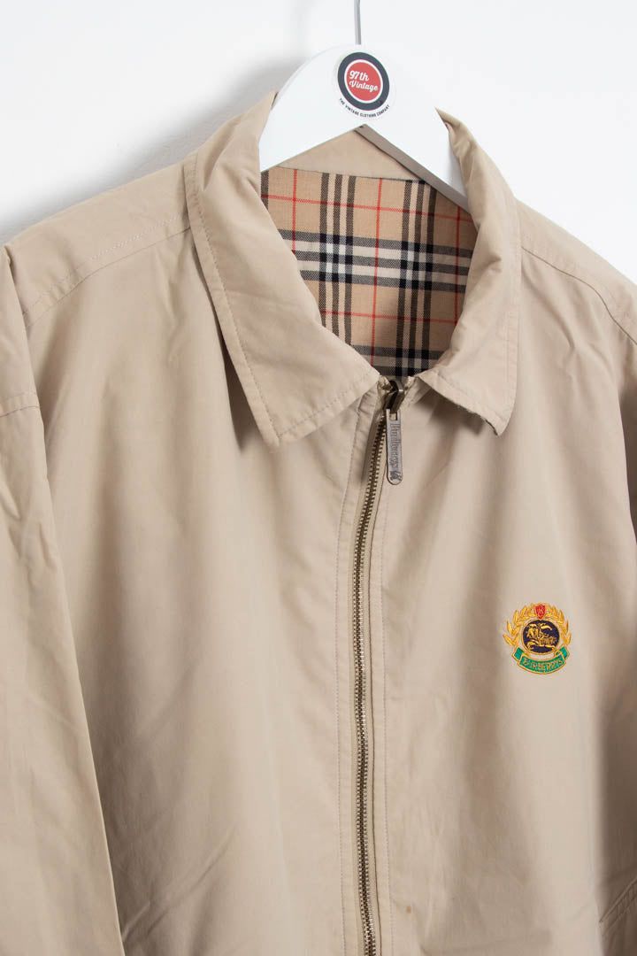 Burberry Nova Check Reversible Harrington Jacket (L) imagen 11