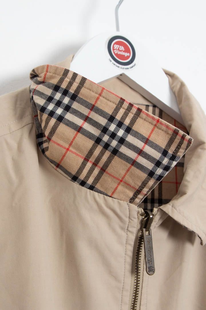 Burberry Nova Check Reversible Harrington Jacket (L) imagen 3