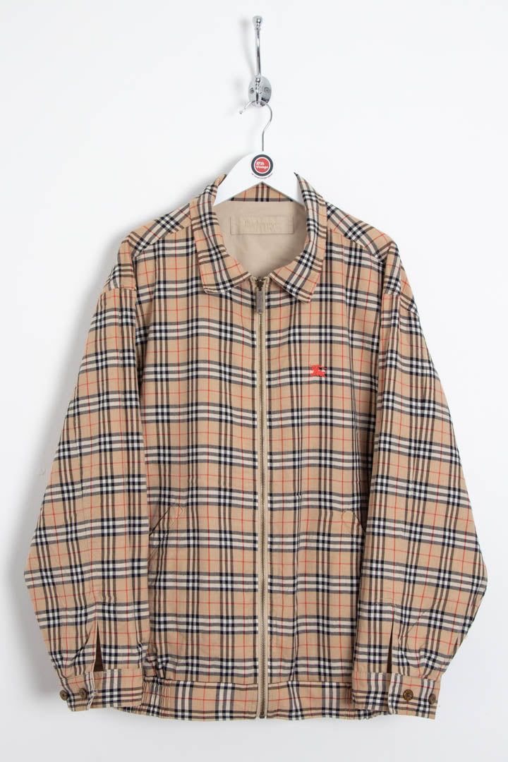Burberry Nova Check Reversible Harrington Jacket (L) image 1