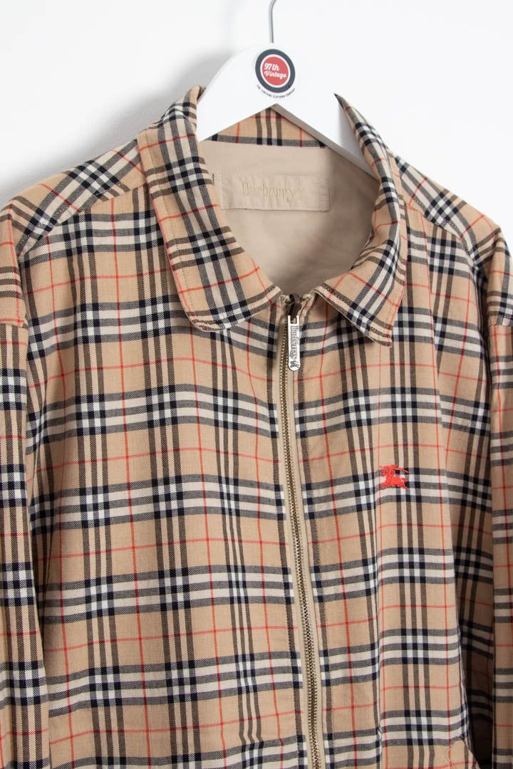 Burberry Nova Check Reversible Harrington Jacket (L) imagen 12