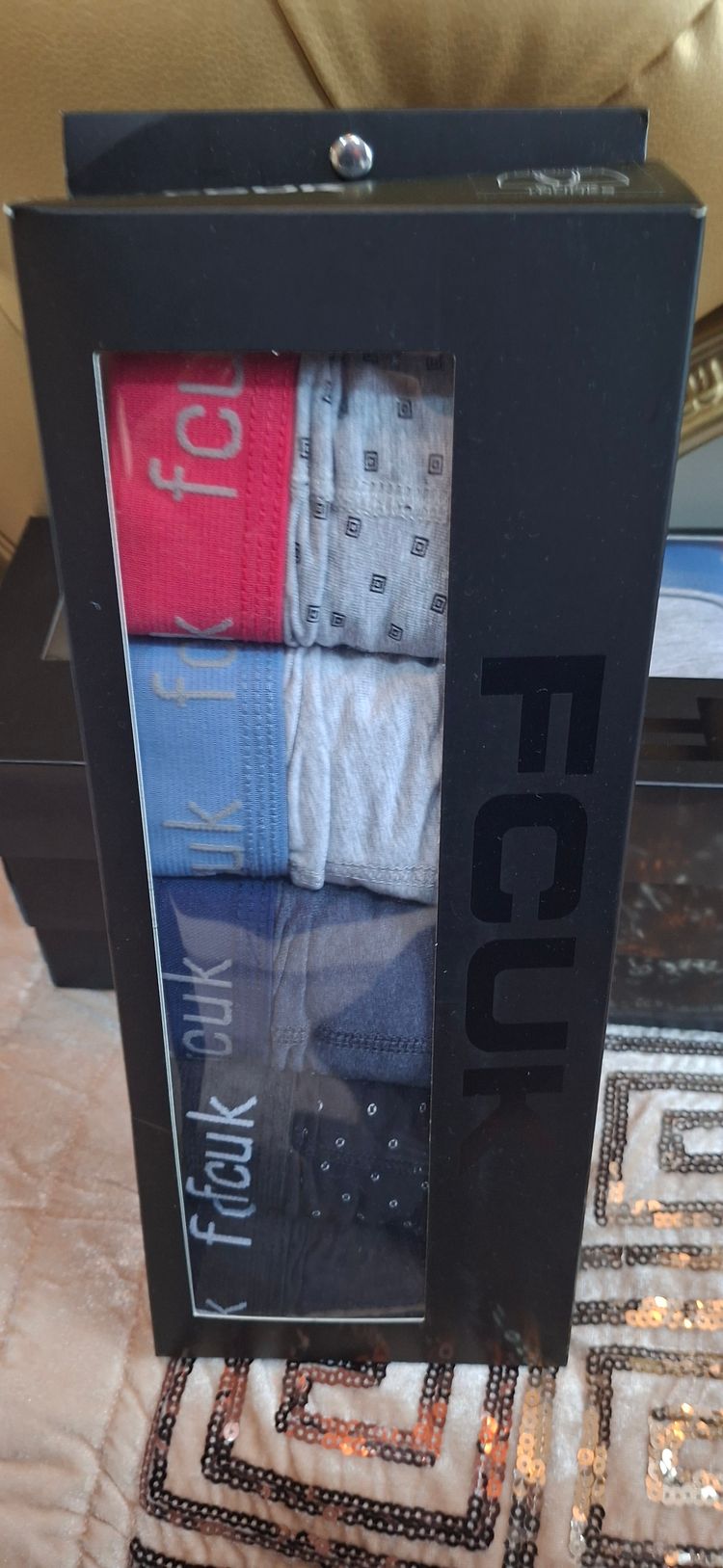 Fcuk 5 Pack Trunks boxers multicolor size M