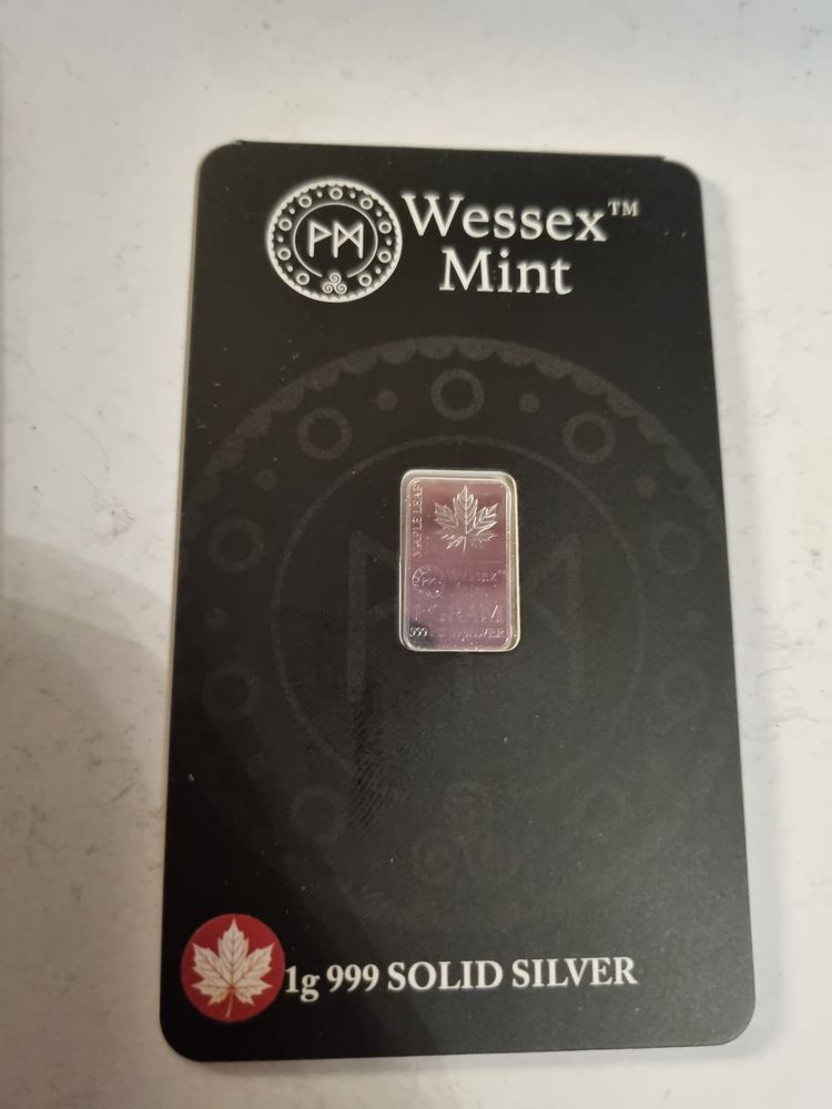 Maple leaf wessex Mint Silver Bar 1g
