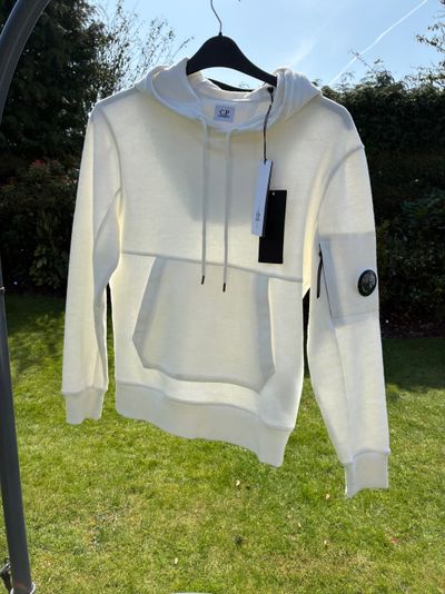 C.P. Company White Hoodie Brand New With Tags