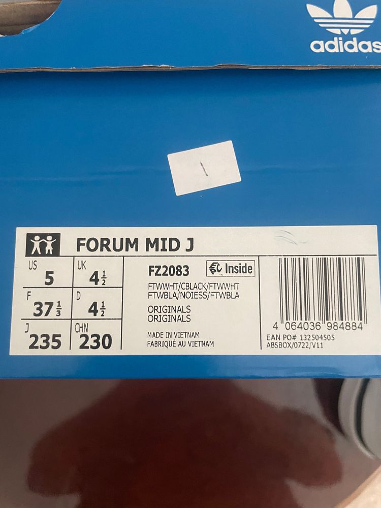 Adidas Forum Mid J Sneakers imagen 4