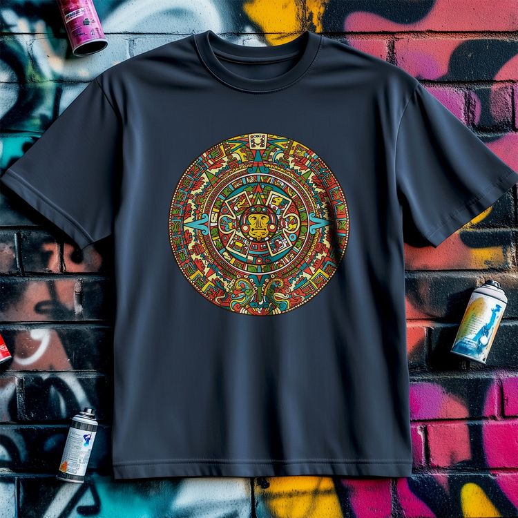 Aztec Crest T-Shirt - Time-Traveling US 4