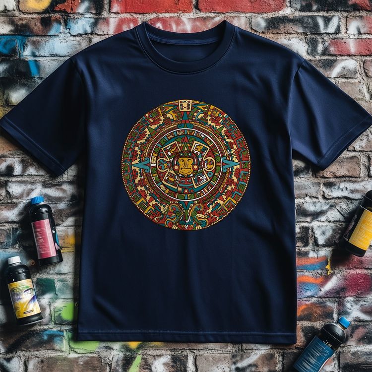 Aztec Crest T-Shirt - Time-Traveling US 3