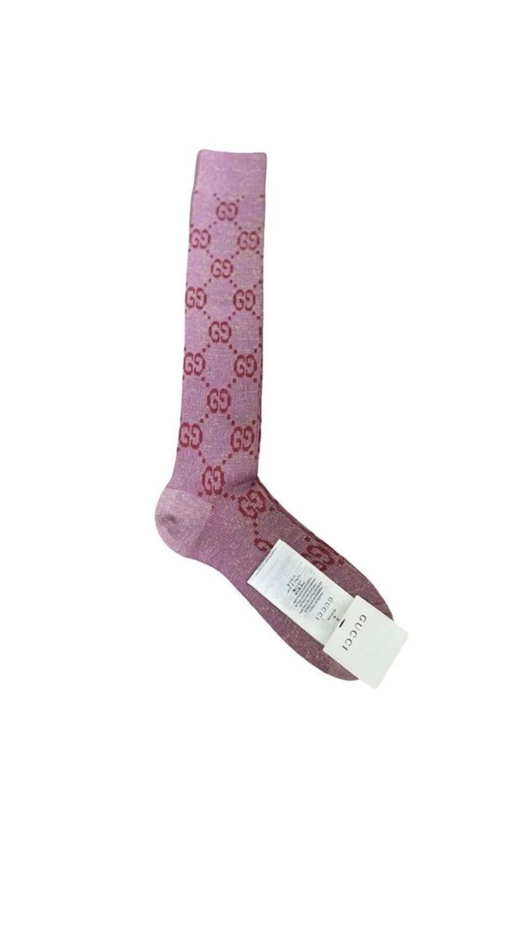 Gucci Gucci Pink Gg Logo knee high Socks size S product image