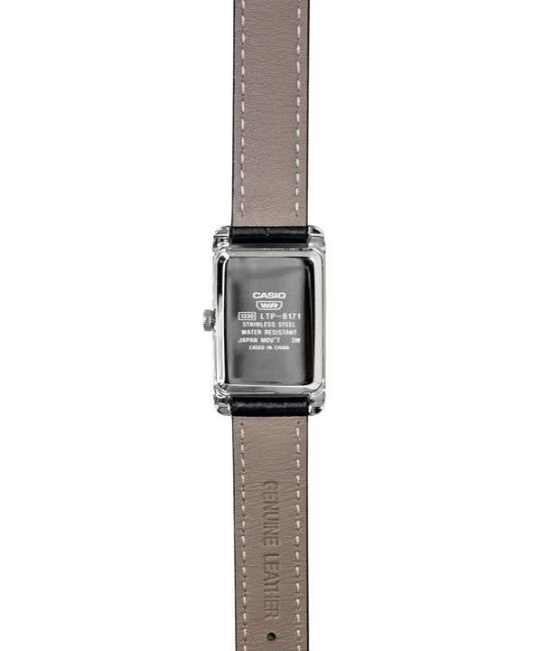 Casio Analog Leather Strap Silver Dial Quartz LTP-B171L-7A1 Women's Watch imagen 2