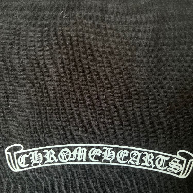 Chrome Hearts Black T-Shirt With Colorful Cross Design image 3