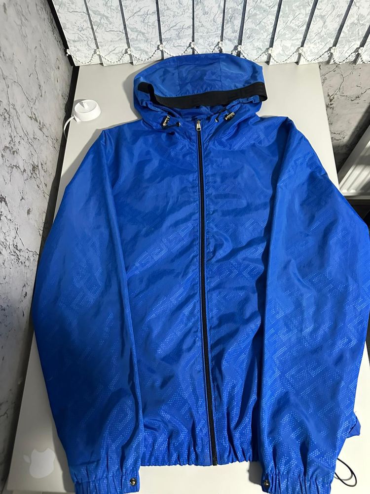 Blue Hooded Jacket