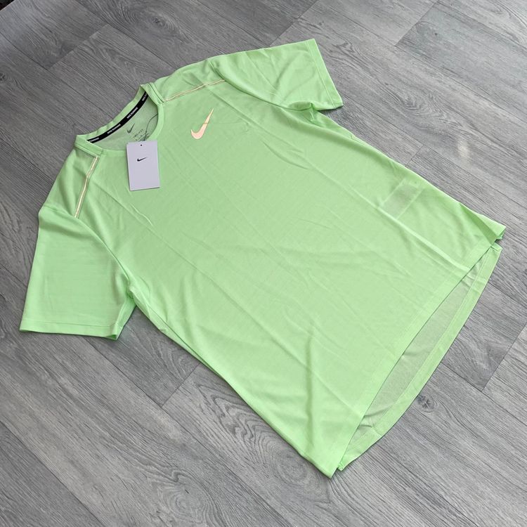 Nike Miler 1.0 Short Sleeve Top Training Running - Vapour Green [FZ4782-376]