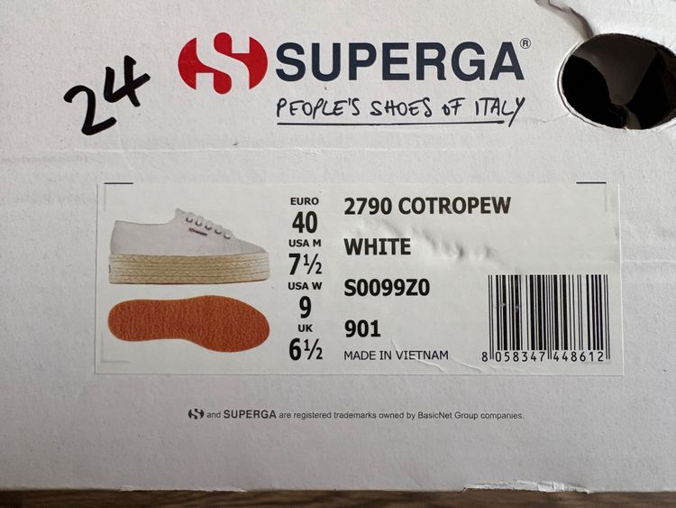 Superga White Platform Sneakers imagen 10
