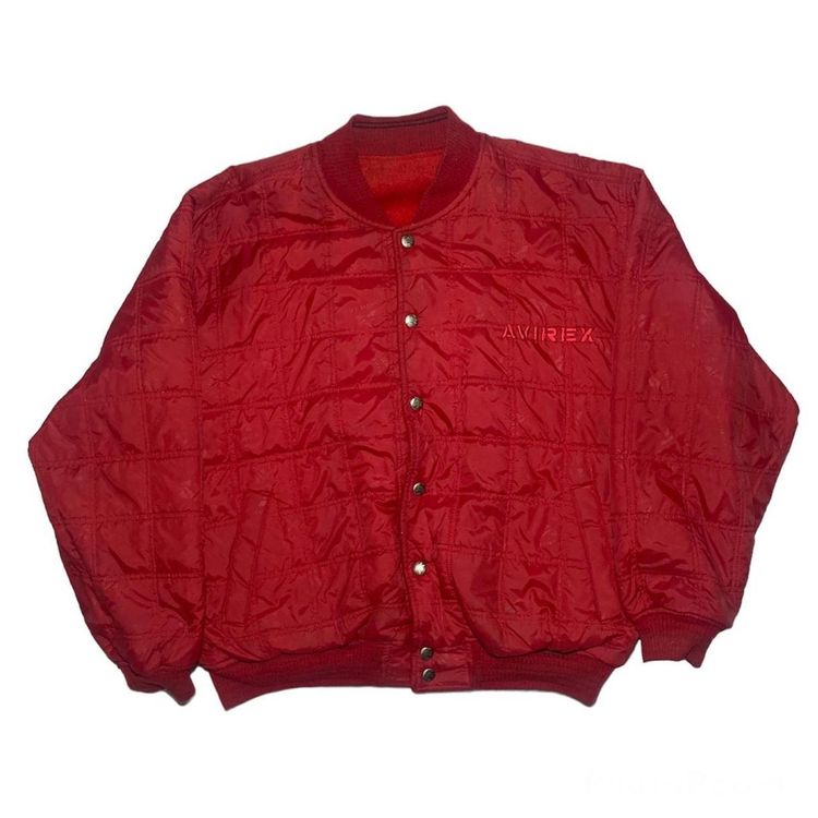 Reversible Avirex wool and leather jacket image 3