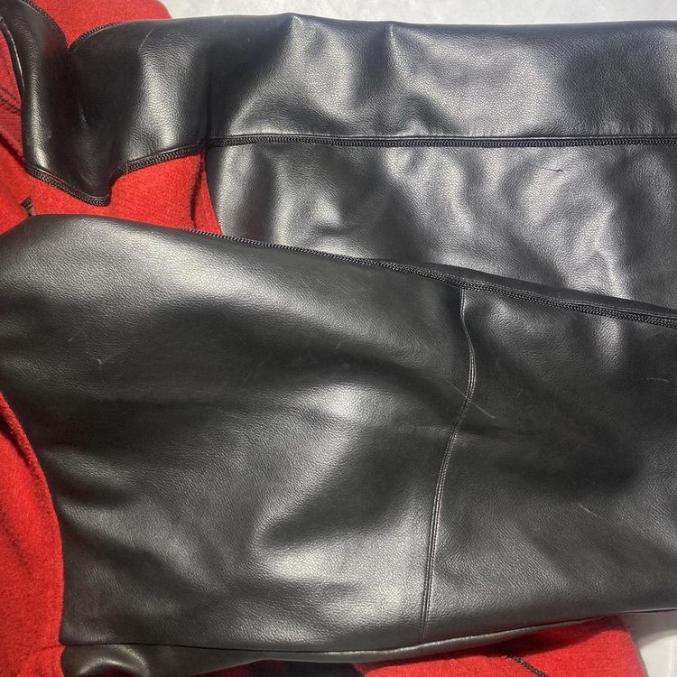 Reversible Avirex wool and leather jacket image 4