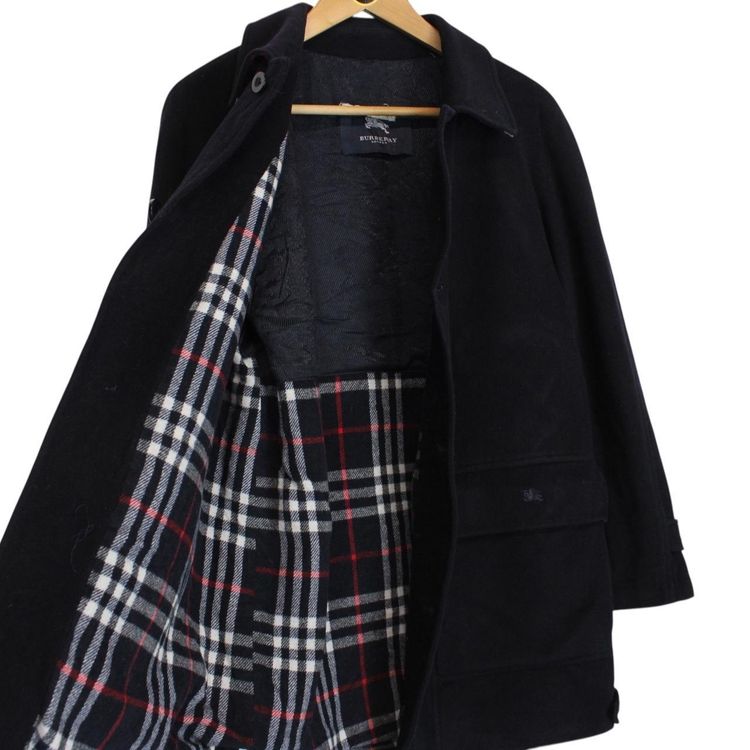 Vintage Burberry London Virgin Wool Coat Medium image 7