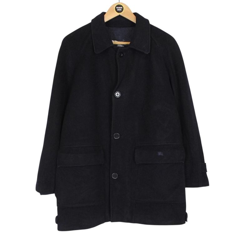 Vintage Burberry London Virgin Wool Coat Medium image 1