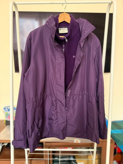 Mountain Warehouse Purple Jacket With Inner Fleece