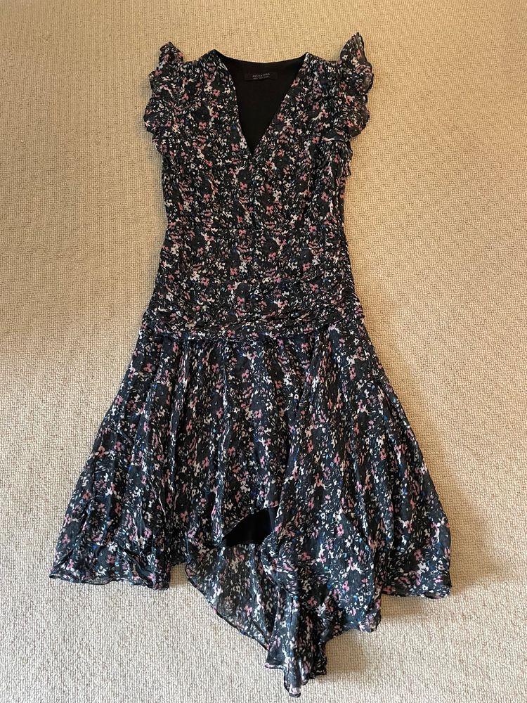 Floral All Saints Dress - size XS