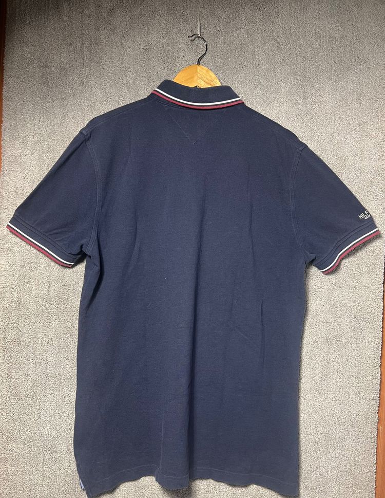 Tommy Hilfiger Navy Blue Polo Shirt imagen 2