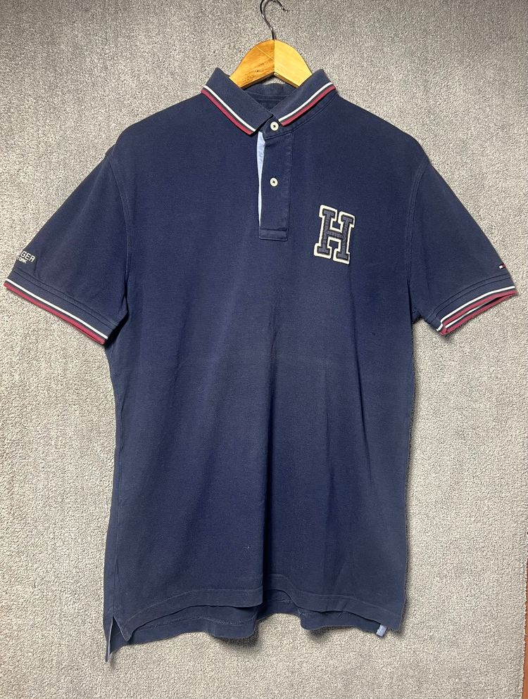 Immagine di Tommy Hilfiger Navy Blue Polo Shirt 1