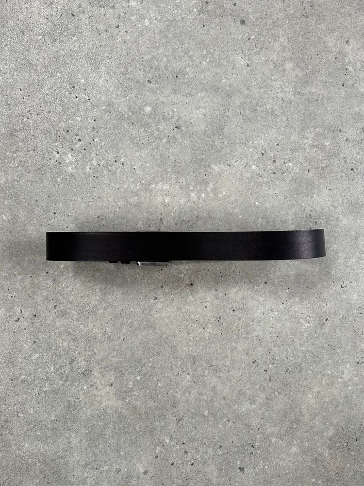 Armani Jeans 2000s Leather Logo Belt - W26-29 image 7