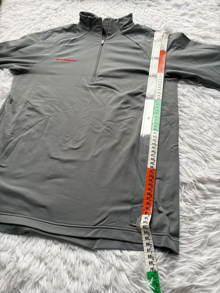 Mammut Grey Quarter-Zip Pullover 8